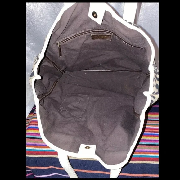 Vintage Yves Saint Laurent YSL Snow Leopard Print Maxi Tote Bag Rare - Picture 11 of 14